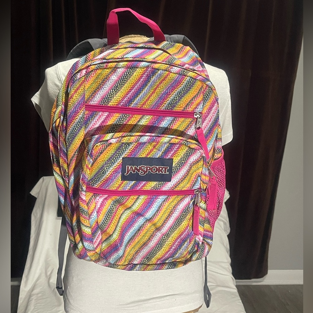 Jansport Limited Edition Multi-color Texture Large Big Kid Backpack